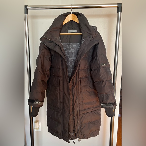 Women’s Adidas Athletics Long Padded Jacket by Stella McCartney - Picture 1 of 15